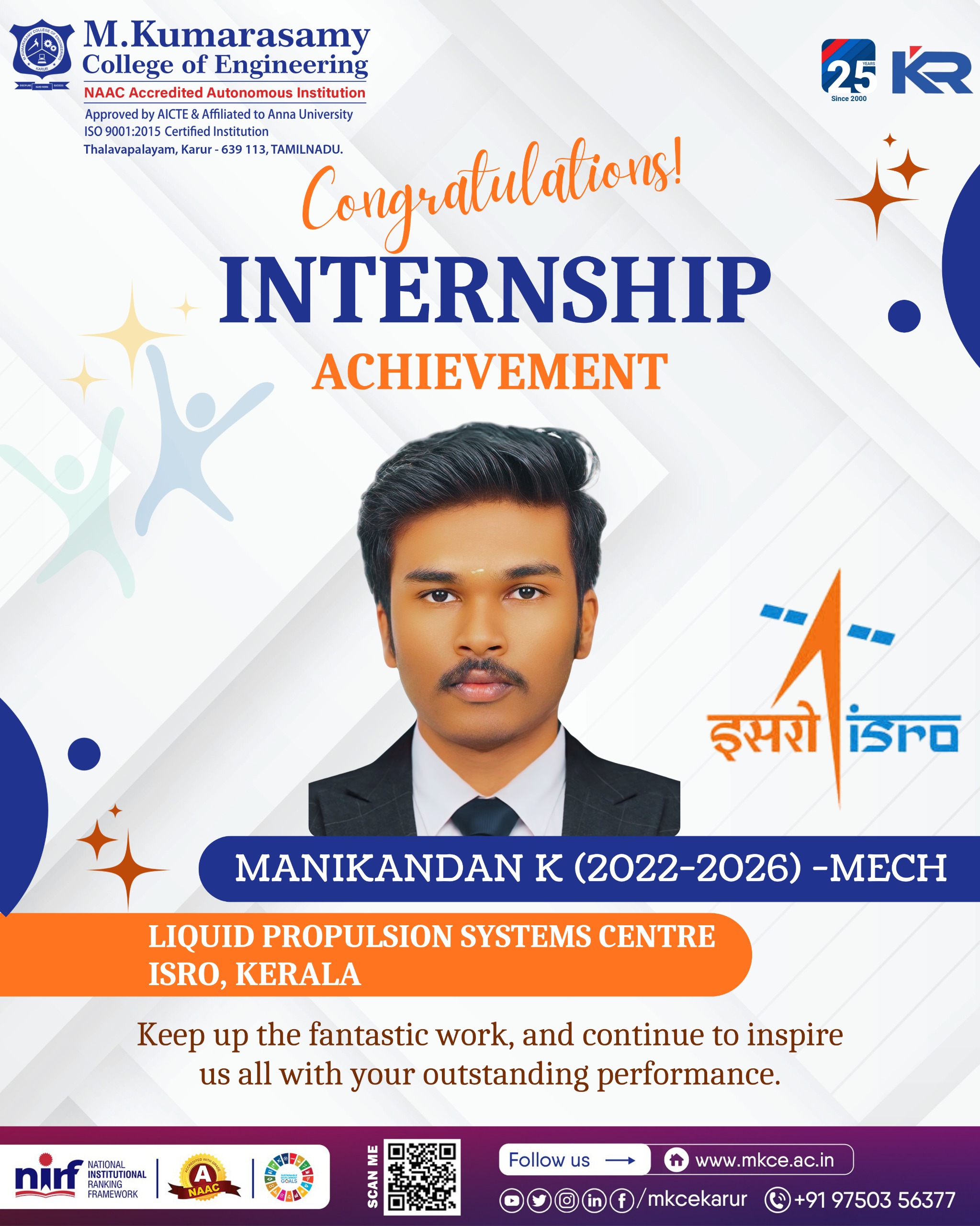 Internship Achievement